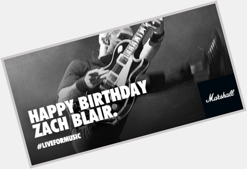 Happy birthday to our friend, Zach Blair of Rise Against! 