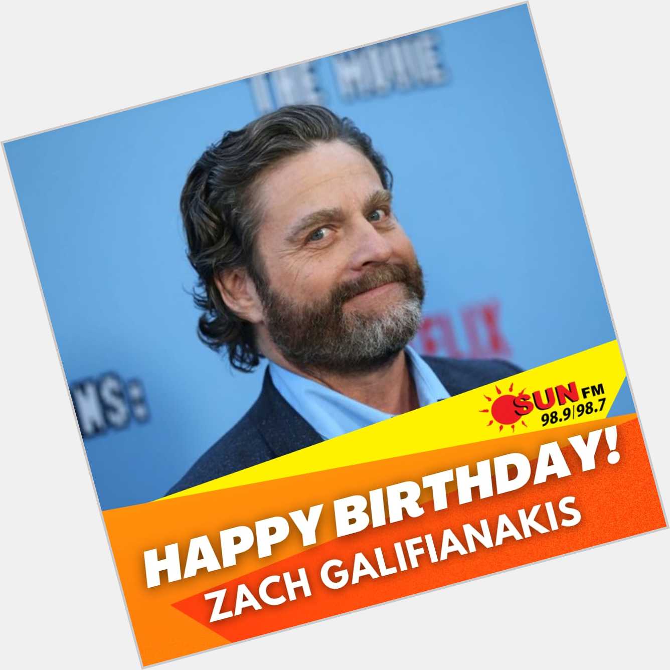 Happy Birthday to thr Hilarious Zach Galifianakis     