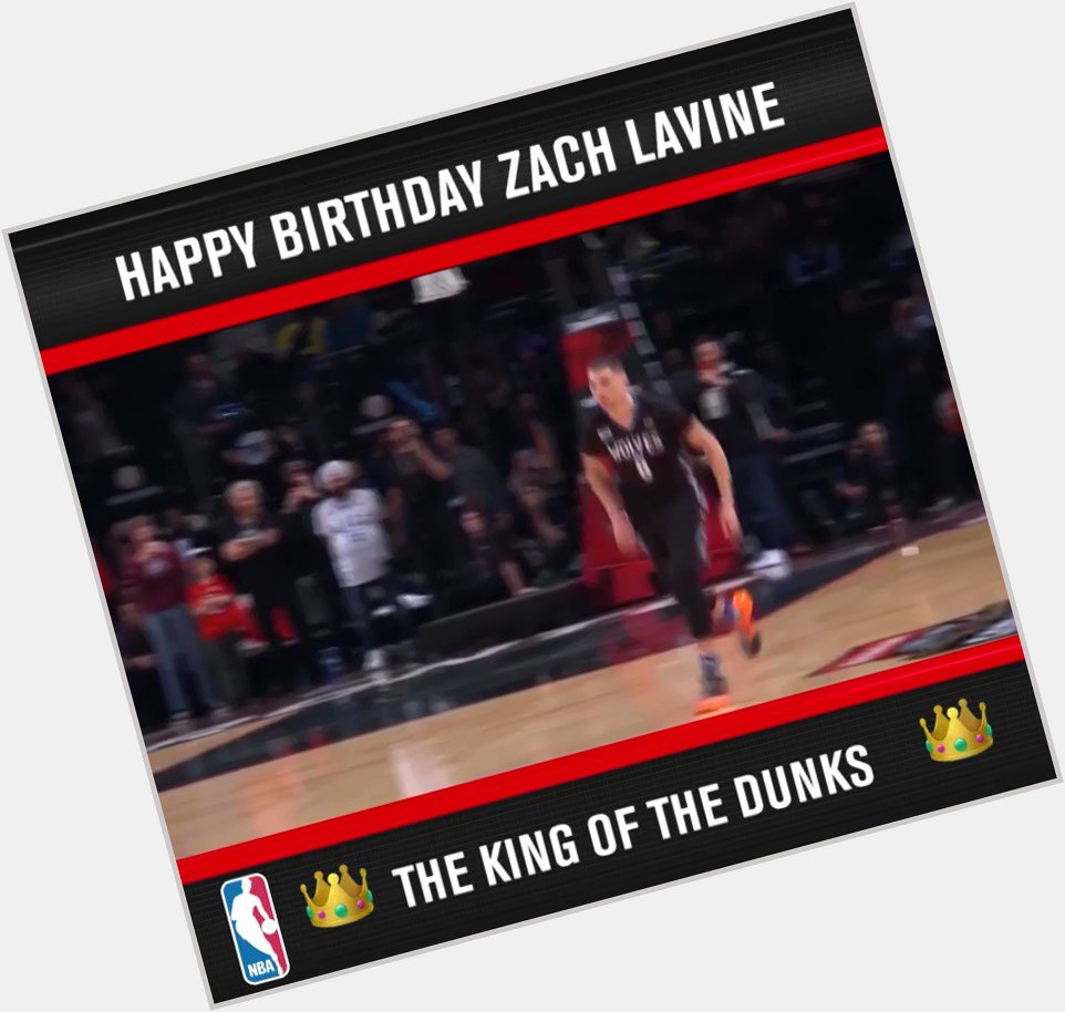 Any excuse to relive Zach LaVine\s spectacular dunk contest performances! Happy birthday Zach!  