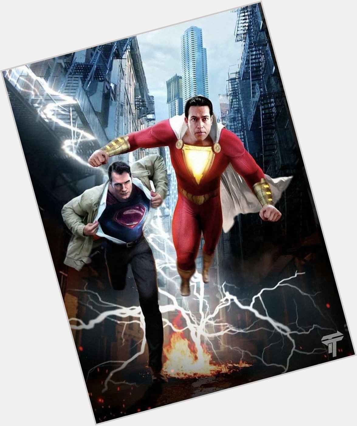   Can t wait for this duo and happy birthday Zachary Levi! SHAZAM!!!! 