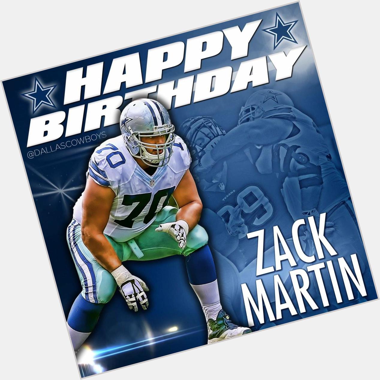 Happy Birthday Zack Martin! 