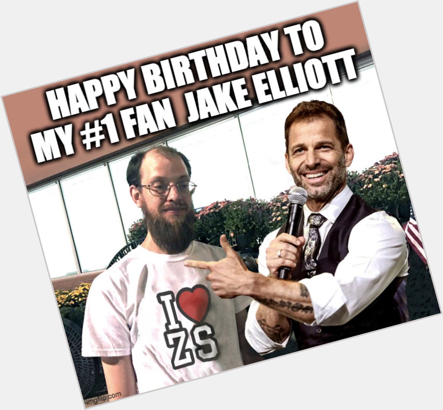 Zack Snyder went all out this year to wish his fan Jake a Happy Birthday!   