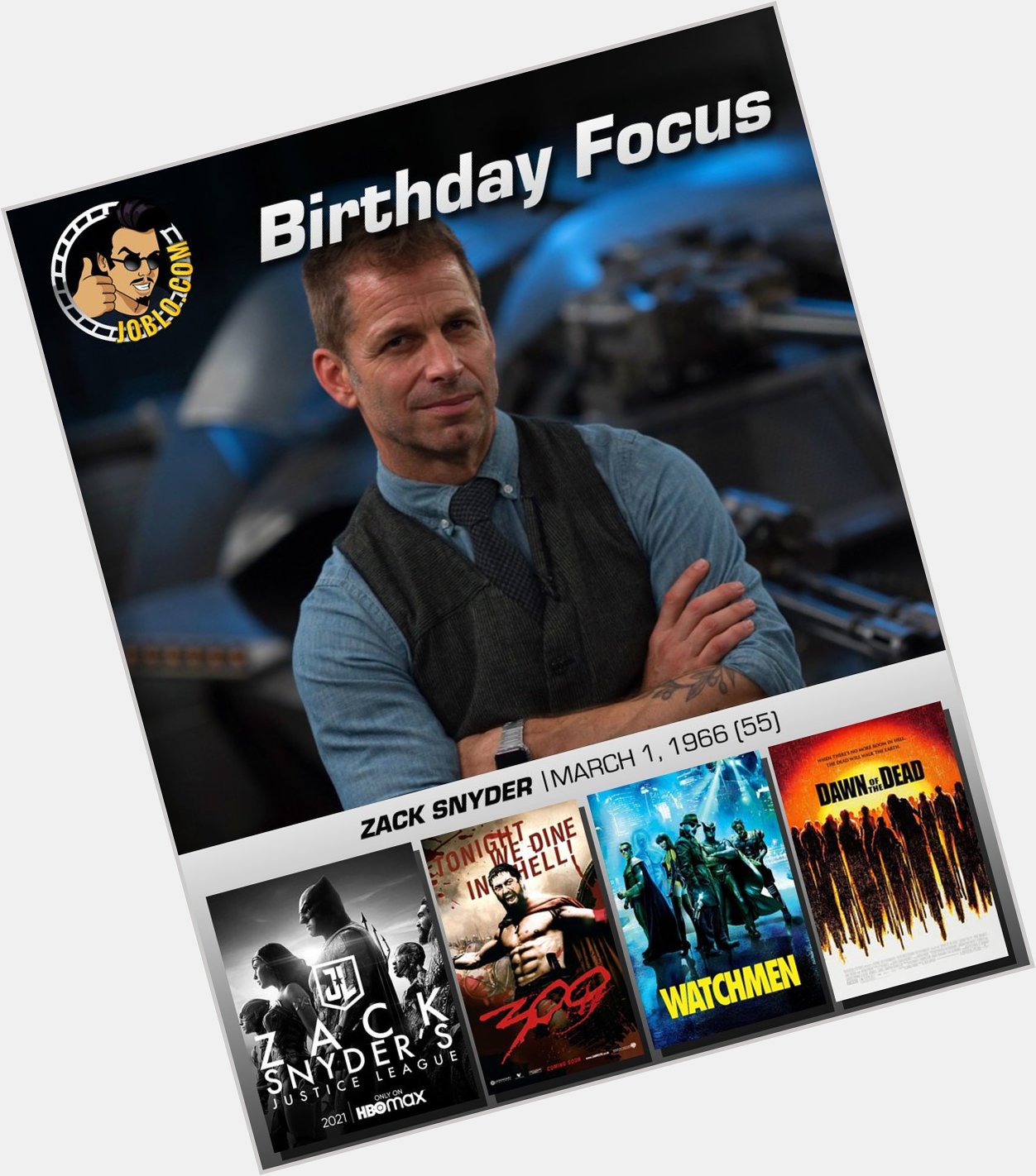 Wishing Zack Snyder a very happy 55th birthday!

Who\s excited for the Snyder cut? 