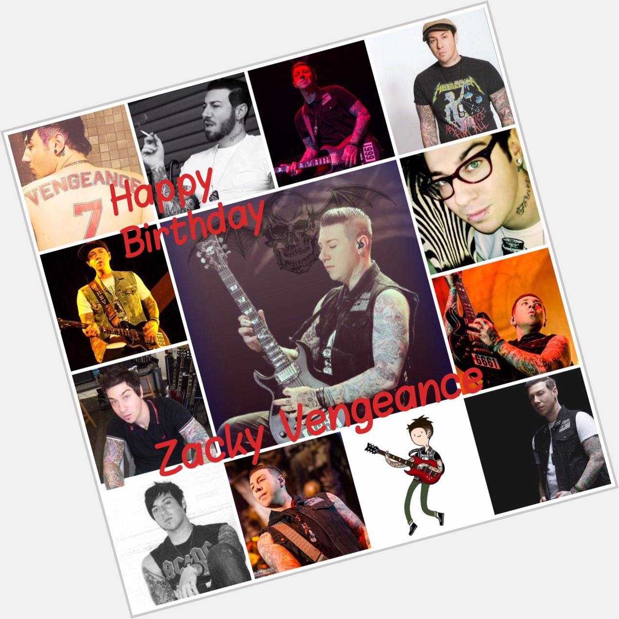 Happy Birthday to everyones favorite guitarist in Avenged Sevenfold thats left-handed, Zacky Vengeance!! 