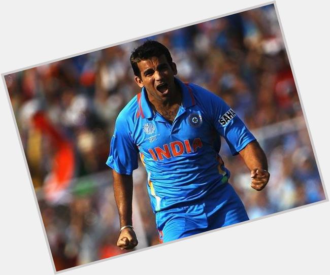 Wishing happy birthday to my all time favorite fast bowler Zaheer Khan , d unsung hero of Indian cricket. 