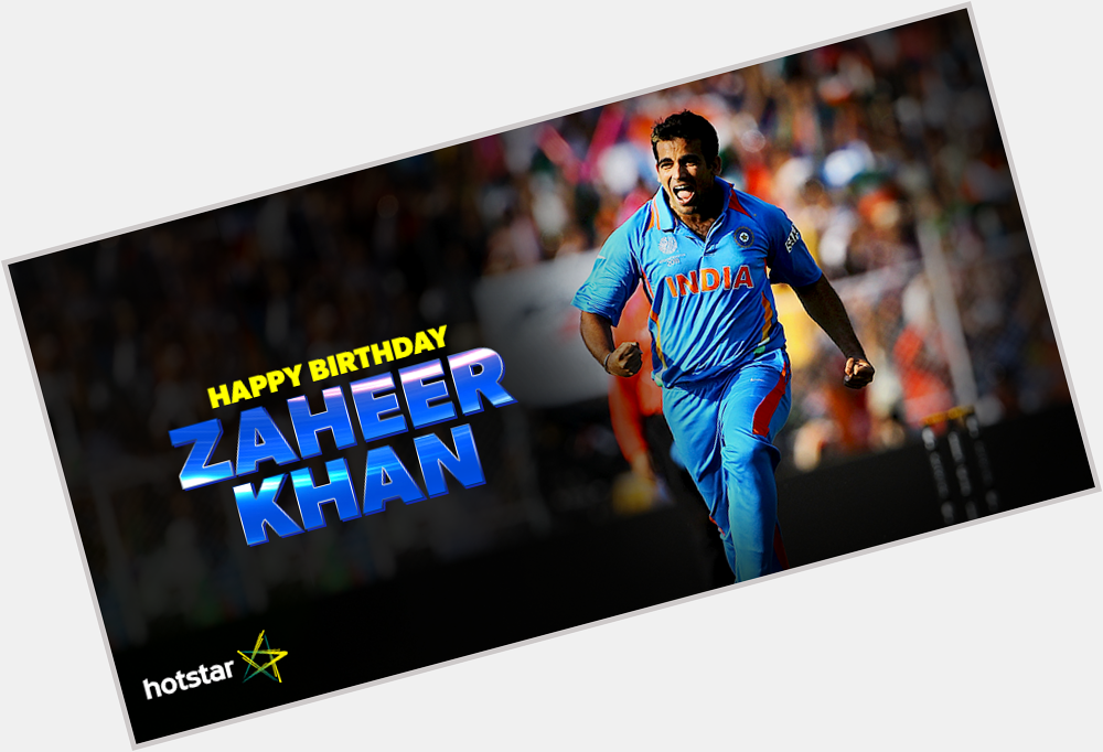 Zaheer Khan turns 37! Here s to wishing Zippy a very happy birthday and the best of luck. 
