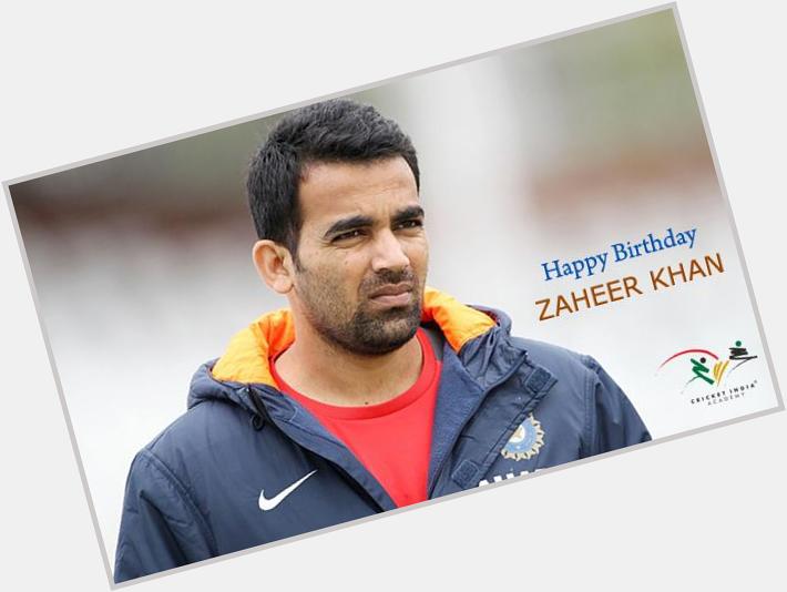 Join us to wish Happy Birthday to Indian cricketer \"Zaheer Khan\" 