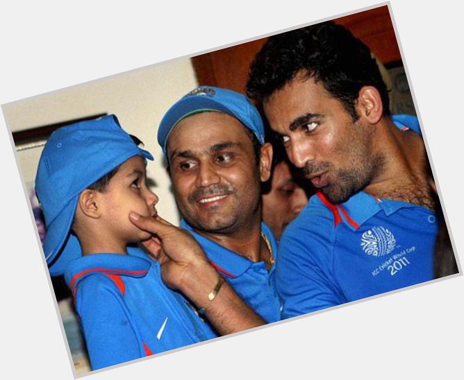 Happy birthday to the swing king Zaheer Khan on behalf of Virender Sehwag & all his fans  