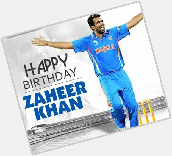 Happy Birthday to Zaheer Khan- the best Indian fast bowler of this generation! Tell us your favourite Zak attack. 
