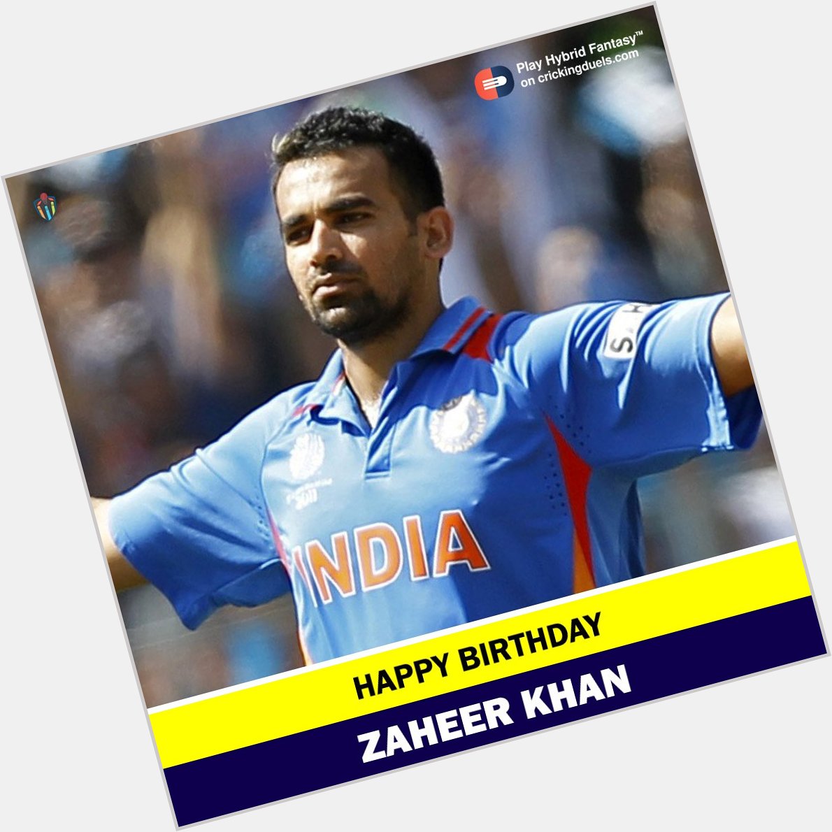 Happy Birthday, Zaheer Khan. The Indian cricketer turns 39 today. 