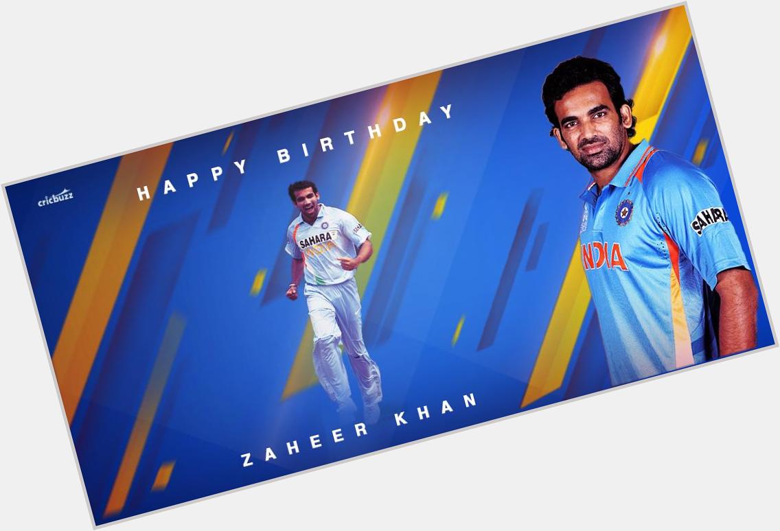 311 Test wickets
282 ODI wickets

Happy Birthday Zaheer Khan! 