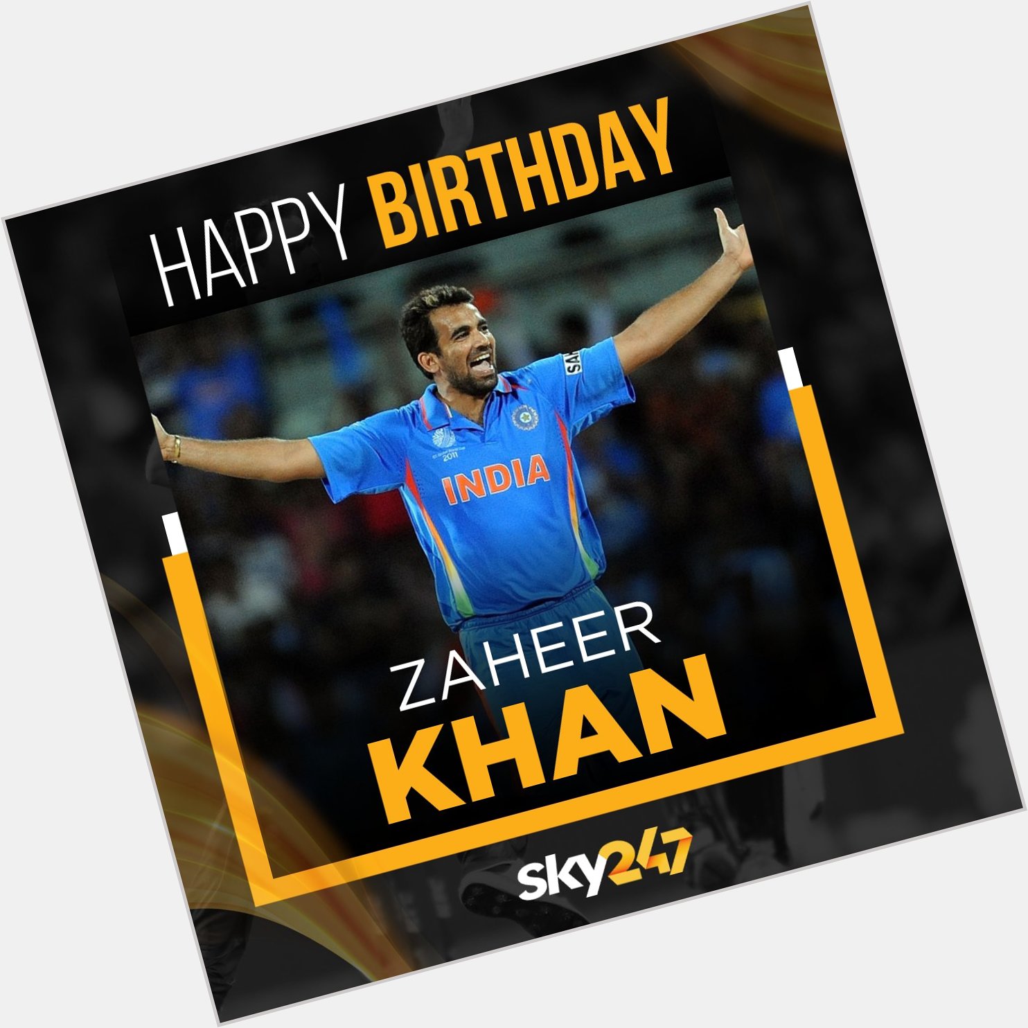Happy Birthday to one of the Legends of the game Zaheer Khan.     