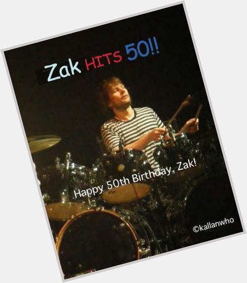 Happy 50th Birthday to The Who\s talented drummer, Zak Starkey! 
(Born on this day 13 September 1965) 