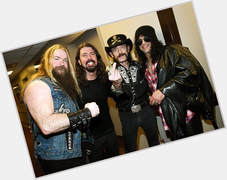 Happy Birthday Zakk Wylde and Dave Grohl. Pic from Dave\s birthday bash on 10th January 2015 by Kevin Mazur. 