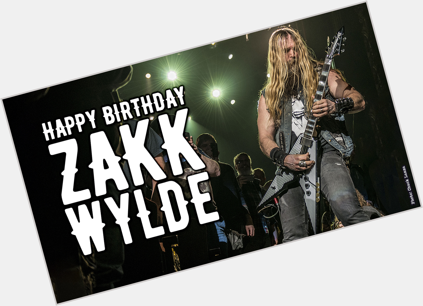 Happy Birthday to Zakk Wylde
Keep Shreddin\ and Stay Experienced!   
