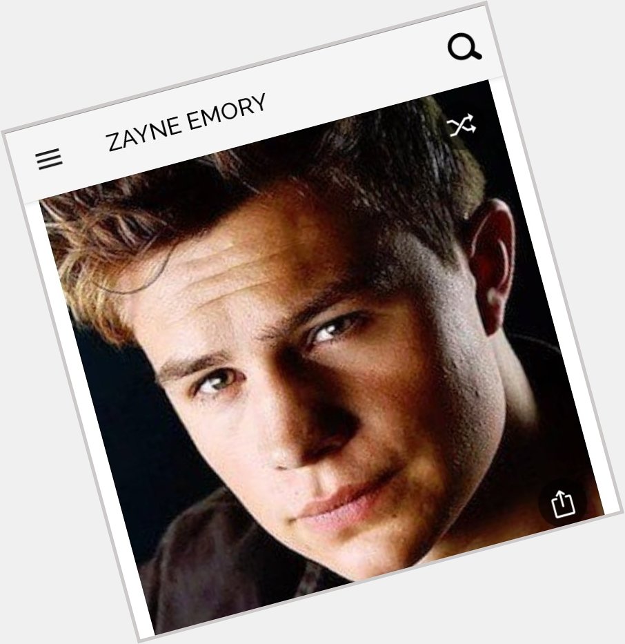 Happy birthday to this great actor. Happy birthday to Zayne Emory 