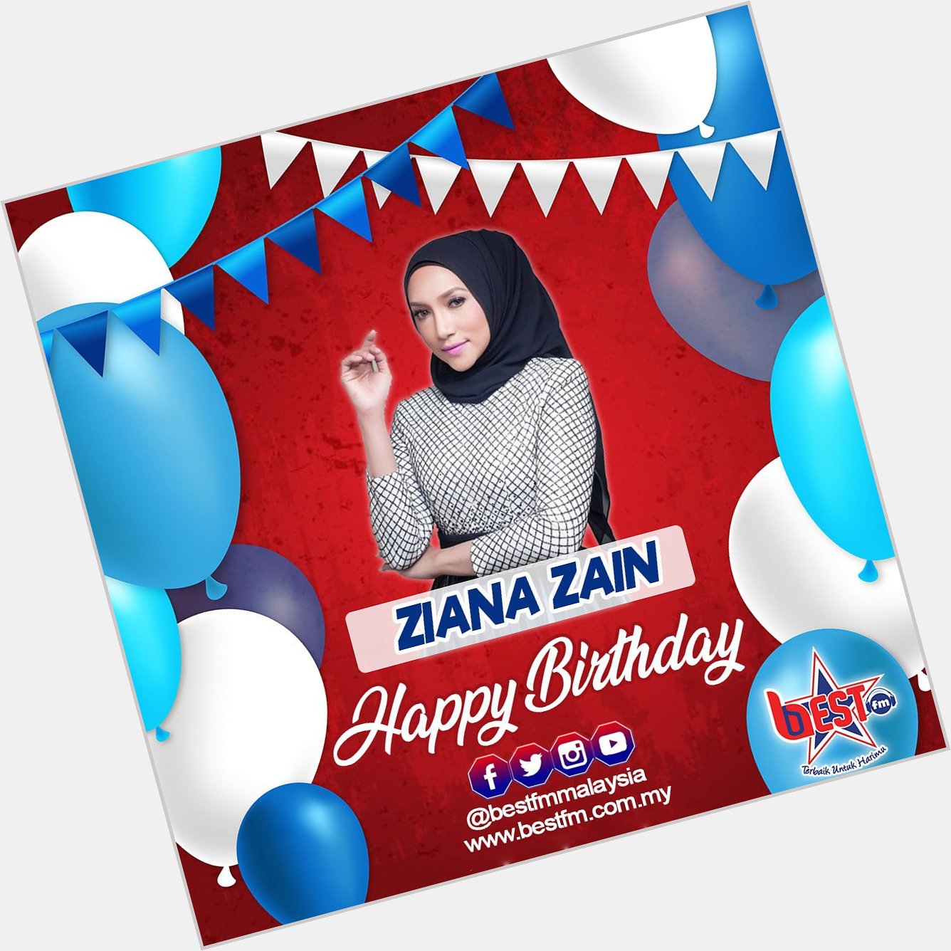 Happy birthday Ziana Zain!! 
