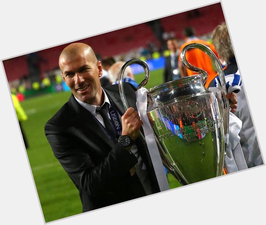                  Happy Birthday to Zinedine Zidane. 