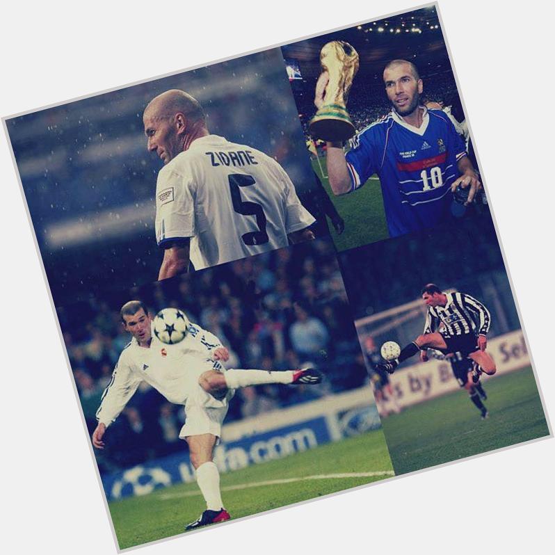 Happy birthday to one of the best players on this planet, Zinedine Zidane   