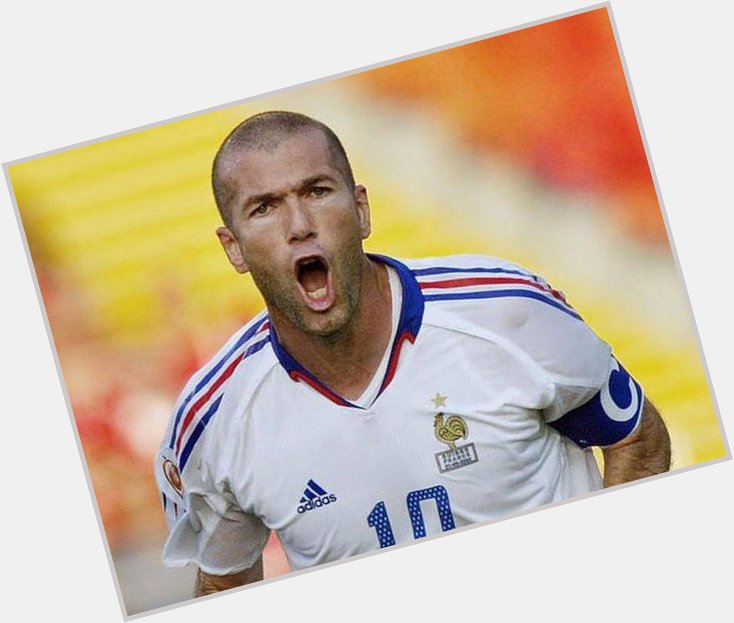 Happy birthday Zinedine Zidane, My all time greatest. Love you Zizzou     