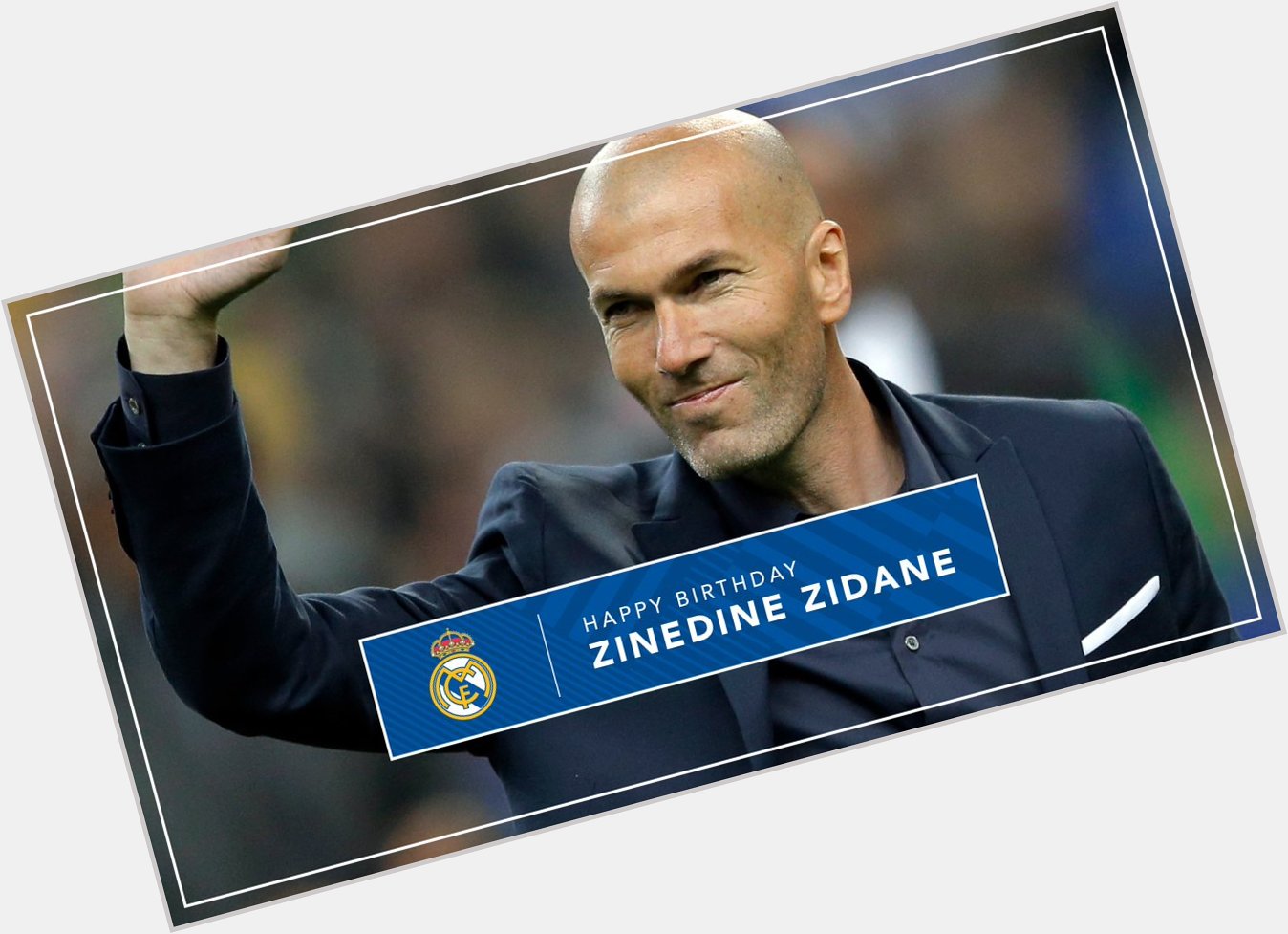 Happy Birthday to manager, Zinedine Zidane! 