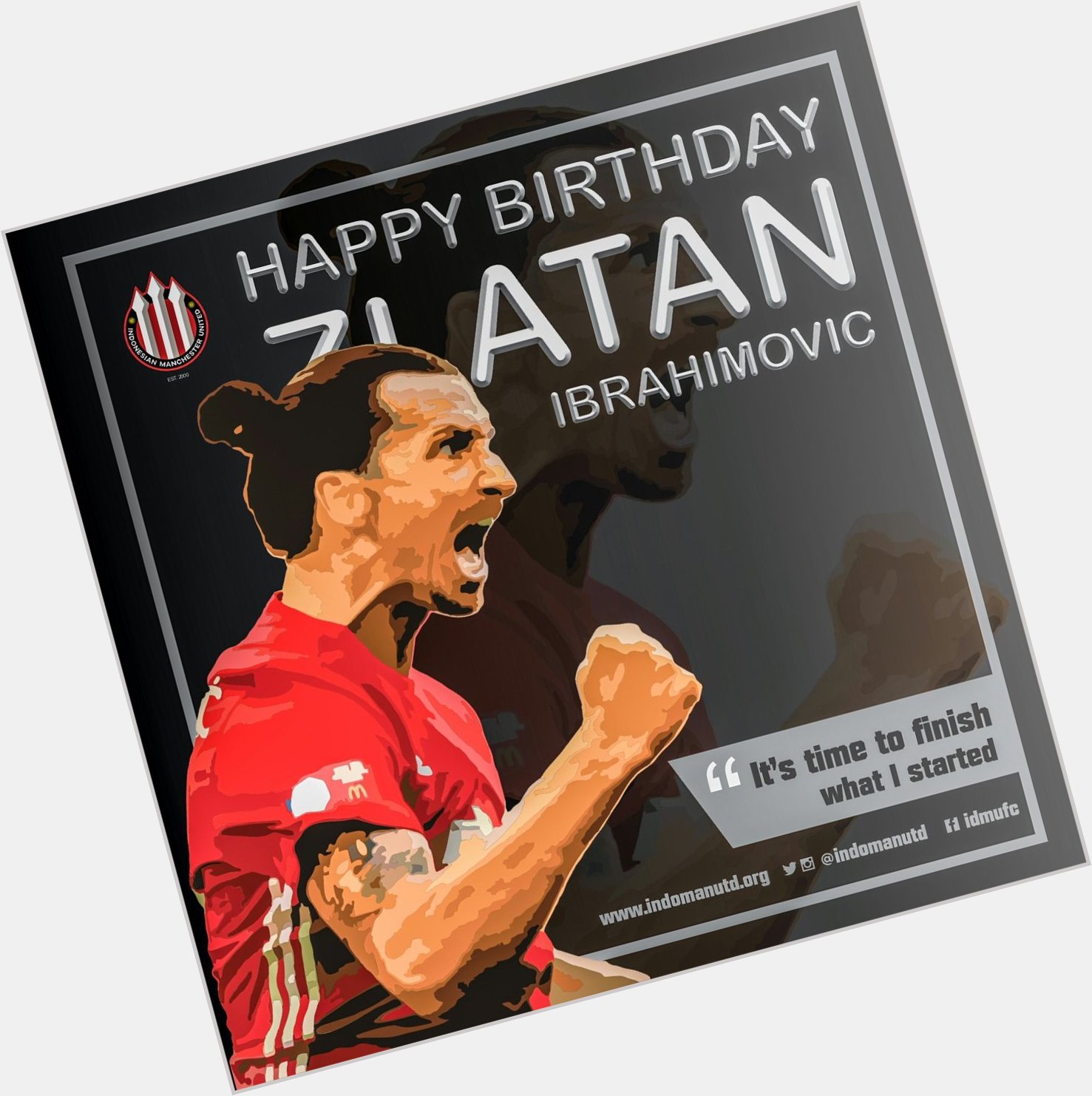 Happy 36th Birthday Zlatan Ibrahimovic, 3 October 1981. 
