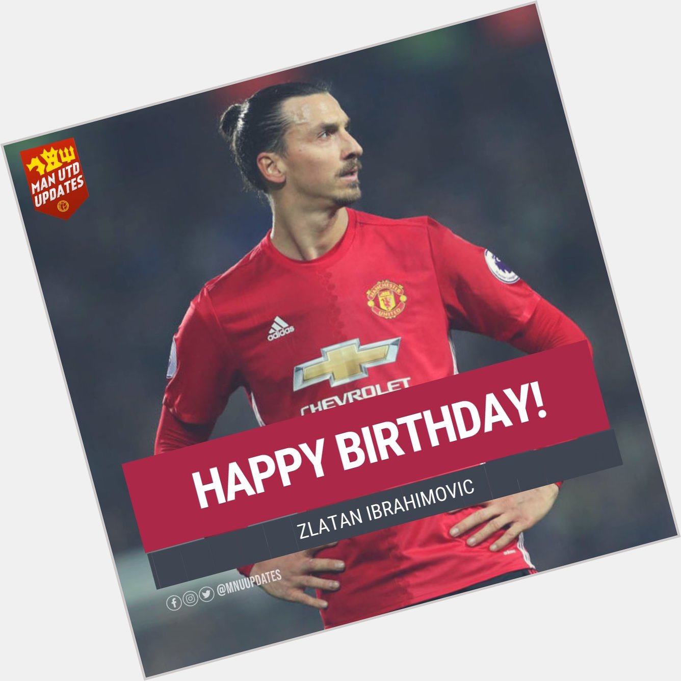 Happy 38th birthday to ex Red Zlatan Ibrahimovic.      