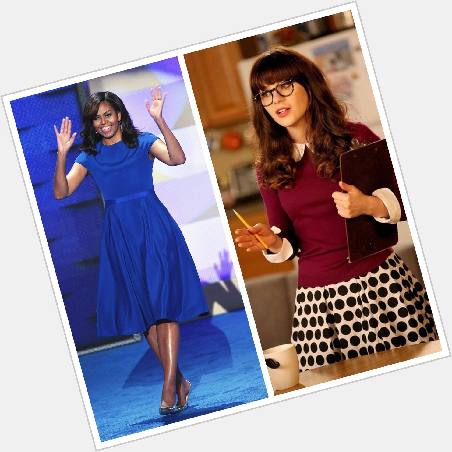 If Michelle Obama and Zooey Deschanel had a lovechild, it would be me. Happy Birthday to us all! 