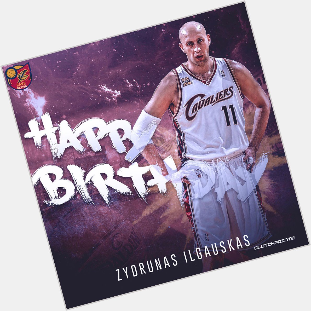 Join Cavs Nation in wishing former 2x All-Star, Zydrunas Ilgauskas, a happy 44th birthday!    